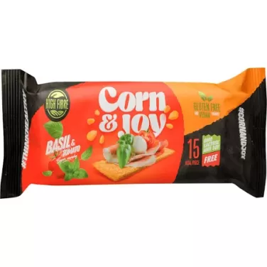 Gluténmentes corn&joy extrudált kenyér bazsalikom,paradicsom 20g