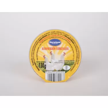 Gluténmentes eurofood baromfikrém csirkemájjal 130g