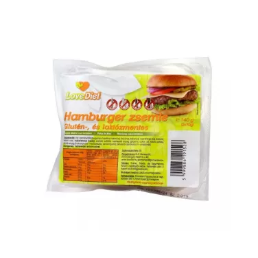 Gluténmentes love diet hamburger zsemle 2x70g