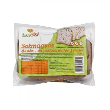 Gluténmentes love diet sokmagvas kenyér 350g