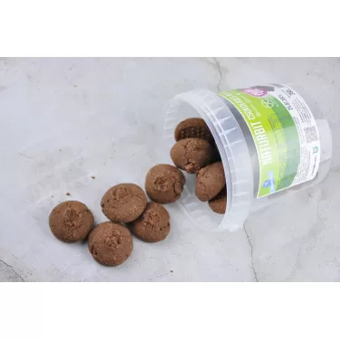 Gluténmentes naturbit csokis sütemény vödrös 350g