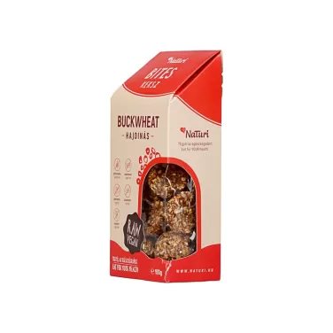 Gluténmentes naturi bites hajdinás keksz 100g