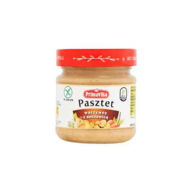 Gluténmentes primavika pástétom lencsével és zöldségekkel vegán 160g