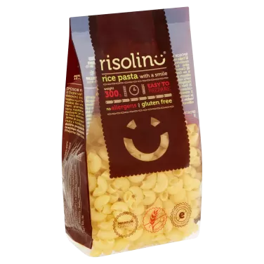 Gluténmentes risolino rizstészta szarvacska 300g