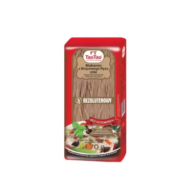 Gluténmentes taotao barnarizs cérnametélt 170g