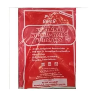 színterápiás wellness lepedő bordó 1 db