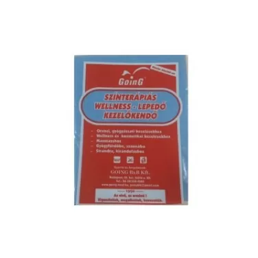 színterápiás wellness lepedő közép kék 1 db