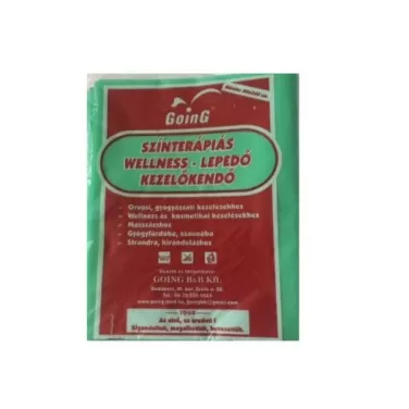 színterápiás wellness lepedő világos zöld 1 db