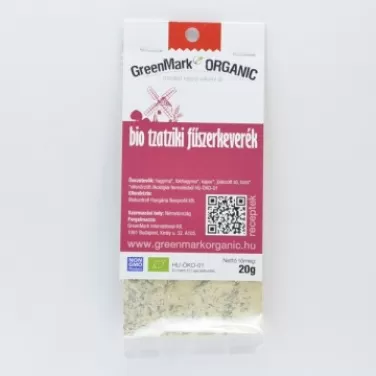 bio Tzatziki fűszerkeverék, 20 g