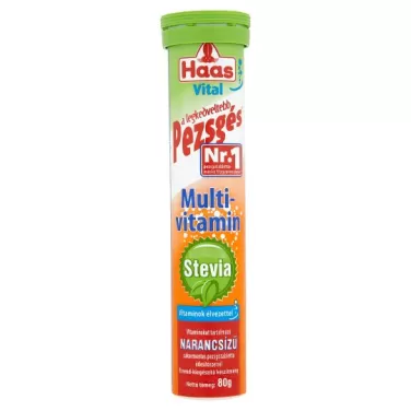stevia multivitamin 80g pezsgőtabletta 20db