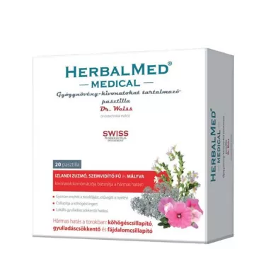 Medical gyógynövény pasztilla 20 db