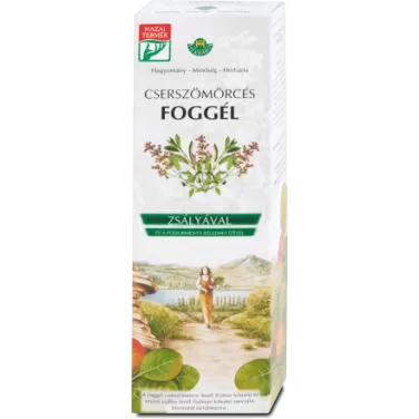 cserszömörcés foggél zsályával 100 ml