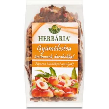 gyümölcstea öszibarack darabokkal 120g