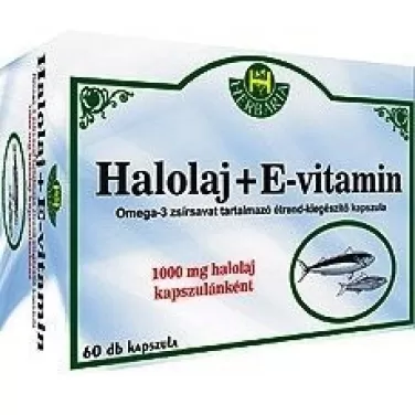 halolaj + omega3 lágyzselatin kapszula 60db