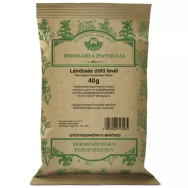 lándzsás útifűlevél tea 40 g