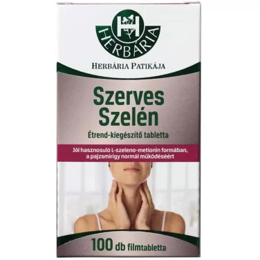 szerves szelén étrend-kiegészítő tabletta 100db