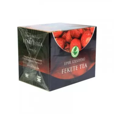 tea fekete eper ízű filteres 10db