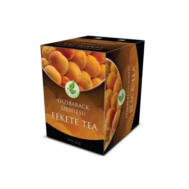tea fekete őszibarack ízű filteres 10db
