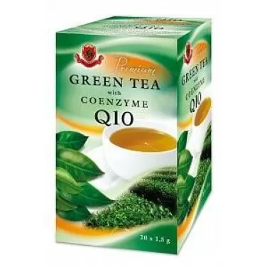 prémium tea zöldtea q10-zel 20x1,5g 30 g