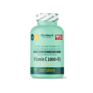 vitamin c1000+d3 retard tabletta 100db