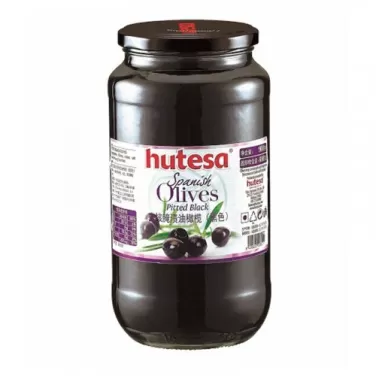 Hutesa fekete magozott olajbogyó 935 ml