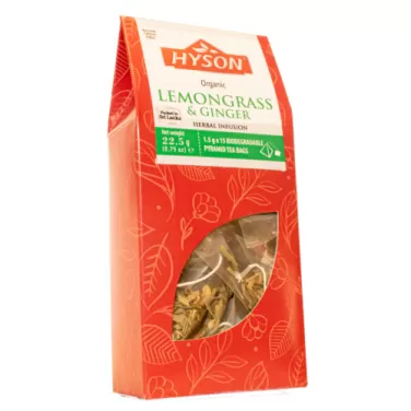 bio citromfű és gyömbér tea 15x1,5g 23 g