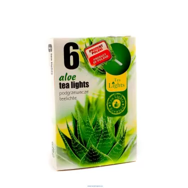 Illatos teamécses aloe vera 6 db-os 1 db