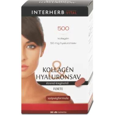 kollagén&hyaluronsav forte tabletta 30db