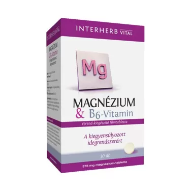 magnézium + b6 -vitamin tabletta 30db