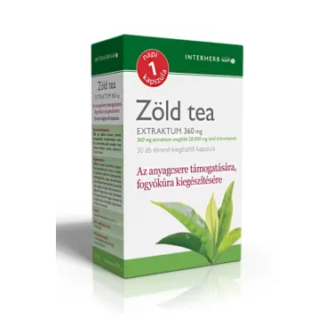 napi 1 zöld tea extraktum kapszula 30db