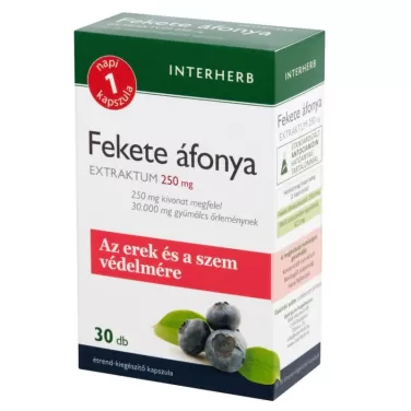 napi1 fekete áfonya extraktum 250 mg kapszula 60db