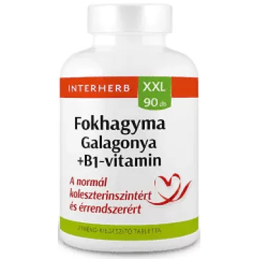 xxl fokhagyma -galagonya +b1 vitamin tabletta 90db 