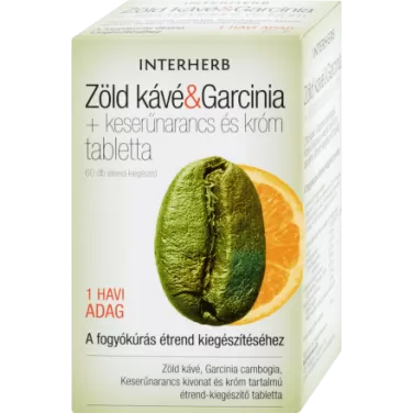zöld kávé&garcinia tabletta 60db