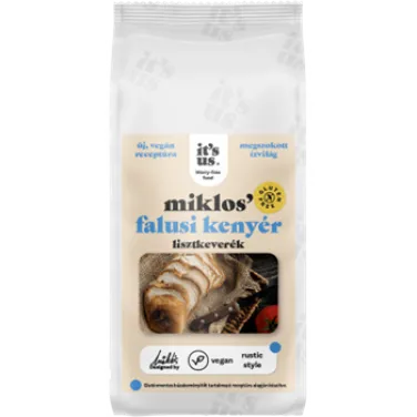 GLUTÉNMENTES ITS US MIKLOS FALUSI KENYÉR LISZTKEVERÉK 500G