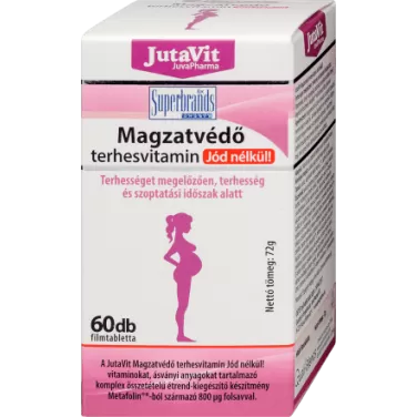 magzatvédő terhesvitamin jód nélkül 60db