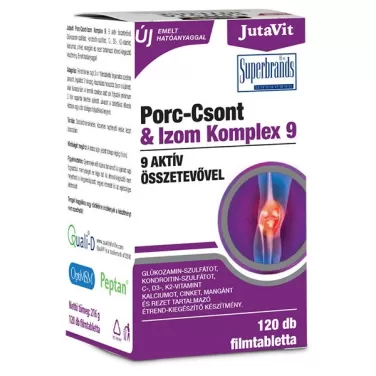 porc-csont-izom komplex 9 tabletta 120 db