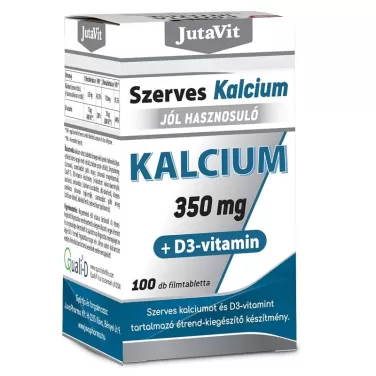 szerves kalcium 350mg+d3 vitamin tabletta 100 db