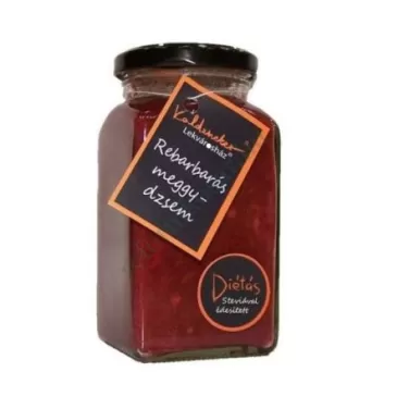 Kaldeneker rebarbara meggy dzsem steviával 312 g
