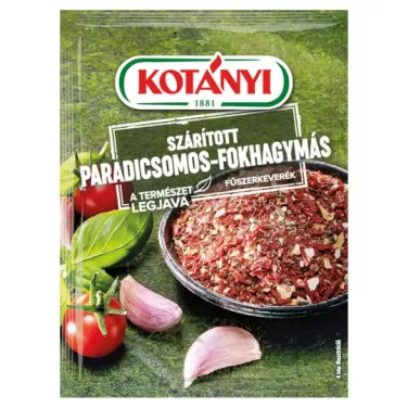 szárított paradicsomos-fokhagymás fűszerkeverék 25 g