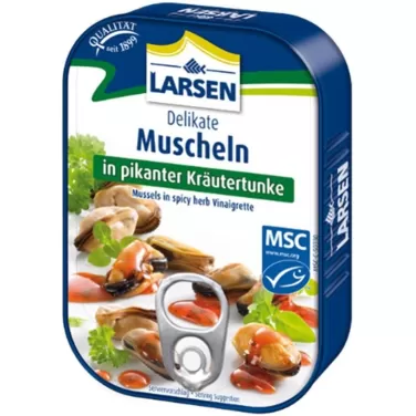 Larsen kagyló fűszeres páclében 110g