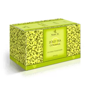 zöld tea citrommal 20x2g 40 g