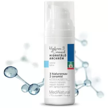 hyaluron 3+ceramid hidratáló arckrém 50  ml