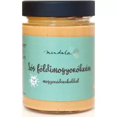 földimogyorókrém sós mogyoródarabokkal 330 g