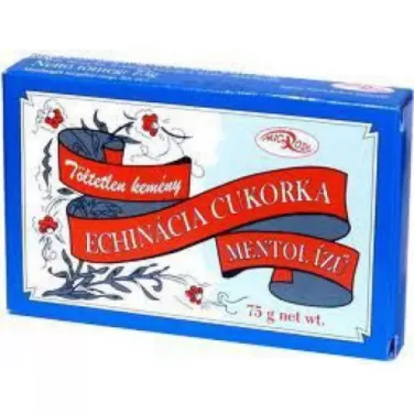echinácia cukorka mentolos 75 g