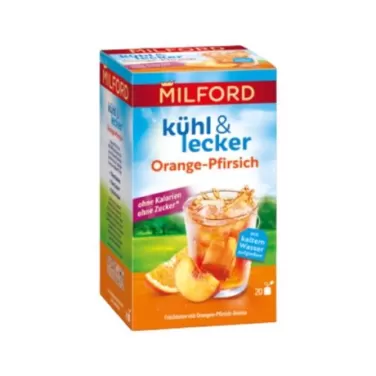 kühl & lecker barack ízű hidegen elkészíthető fekete tea 20db 50 g