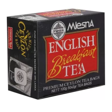 Mlesna fekete tea english breakfast szálas 100 g