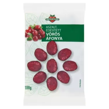 Aszalt édesített vörös áfonya 100g