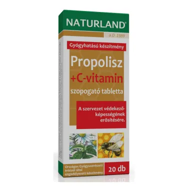 Propolisz+c-vitamin tabletta 20 db