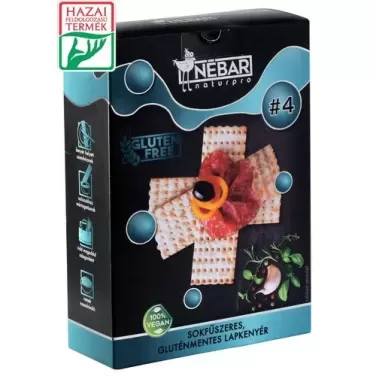 naturpro lapkenyér gluténmentes tápiókaliszttel, hagymás és foghagymás 150 g