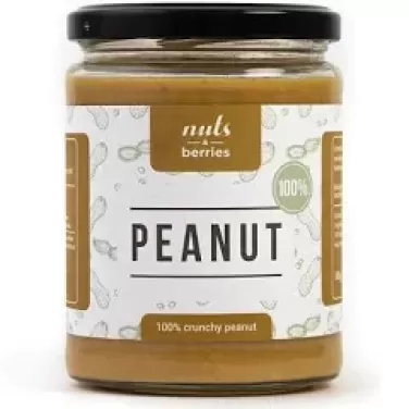 Nuts&berries 100% földimogyorókrém crunchy 500 g